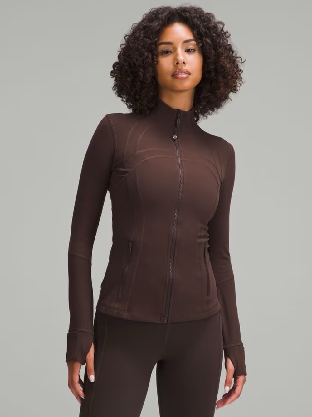 Lululemon Define Jacket Luon Espresso Chocolate Bro Size 8 Athleisure Pilates